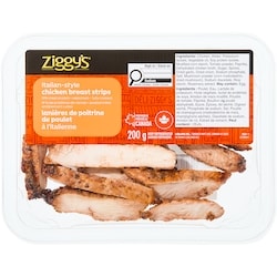 Ziggy's Italian-Style Chicken Breast Strips 200 g, $4.00/100g