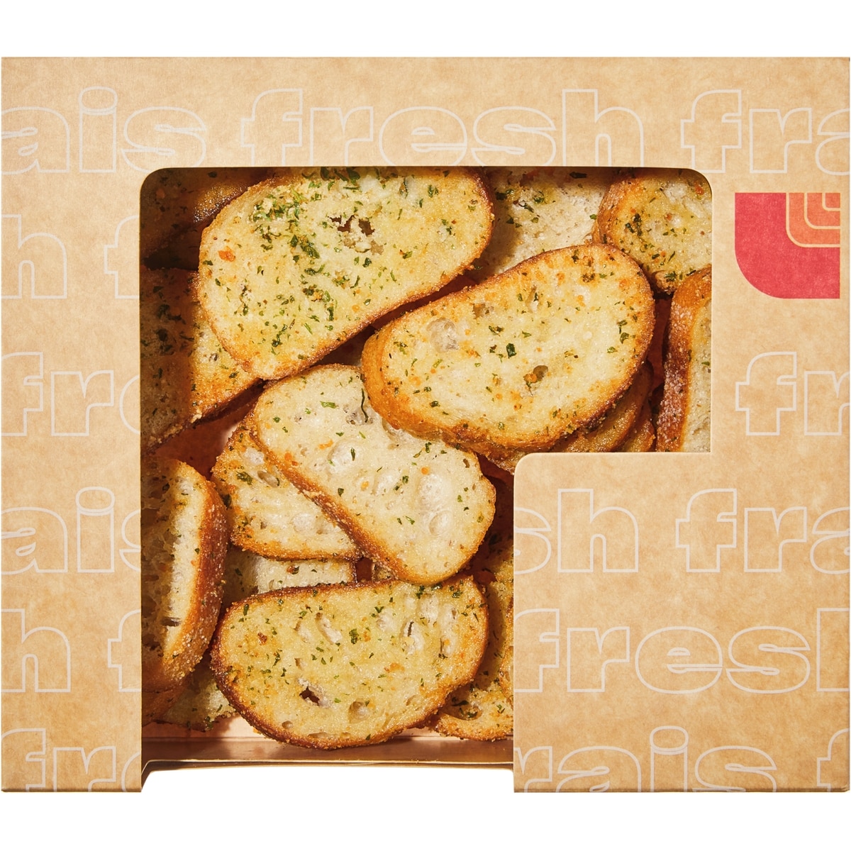 null Baguette croustillante parmesan à l'ail 200 g, 1,50 $/100g