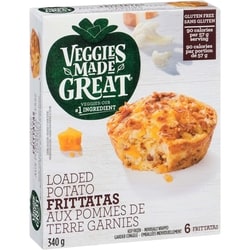 Garden Lites VEGGIES MADE GREAT Loaded Potato Frittatas - 340 g