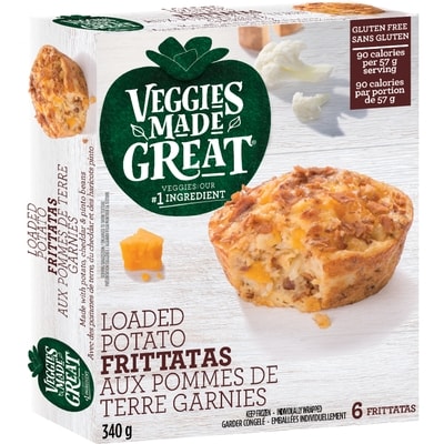 Garden Lites VEGGIES MADE GREAT Frittatas aux pommes de terre garnies 340 g, 3,23 $/100g
