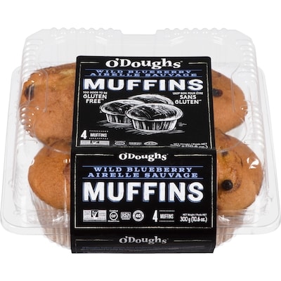 ODoughs Muffins Wild Blueberry 300 g, $2.83/100g