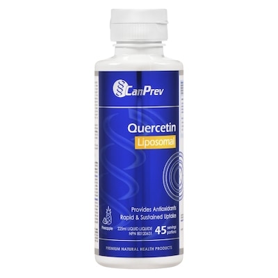 CanPrev Liposomal Quercetin Pineapple Liquid 225 ml, $15.77/100ml