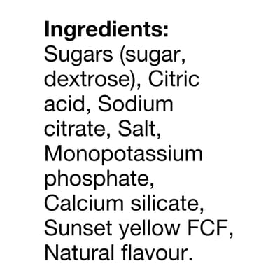 Orange Sports Drink Powder