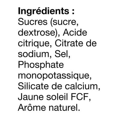 Poudre boisson à l’orange