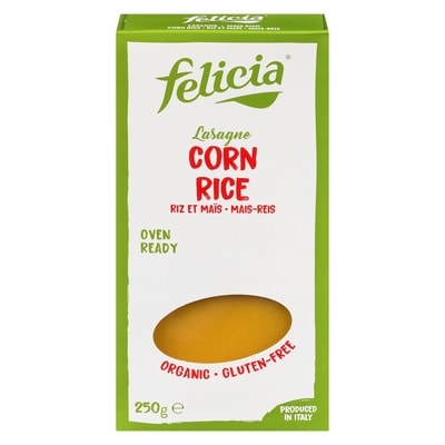 Felicia Corn Rice Lasagne Organic 250 g, $2.80/100g