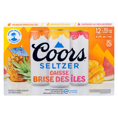 Boisson à la vodka alcoolisée avec arôme naturel caisse brise des îles (Pièce d’identité requise au moment du ramassage)
