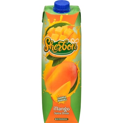 Sherbon Mango Juice Drink Chaunsa Mangoes 1 l, $0.24/100ml
