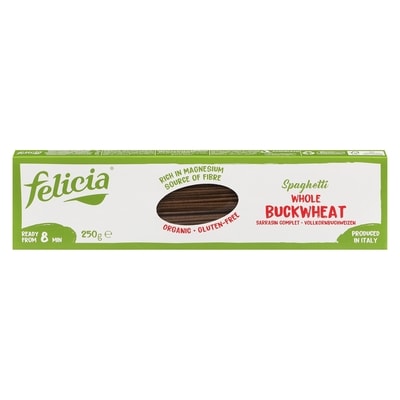 Felicia Whole Buckwheat Spaghetti Organic 250 g, $2.80/100g