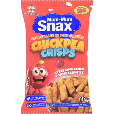 Hot Kid Croustilles de pois chiches pomme cannelle 2+ âge 60 g, 5,83 $/100g