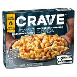 Crave Spicy Korean Style Pork Macaroni & Cheese Frozen Meal - 300