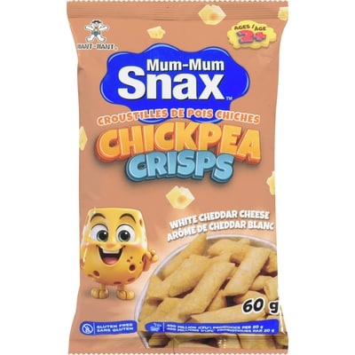 Hot Kid Croustilles de pois chiches arôme de cheddar blanc 2+ âge 60 g, 5,83 $/100g