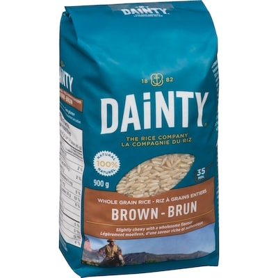 Riz à graines entiers brun
