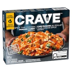 Crave Spicy Thai Chicken Panang Curry Frozen Meal - 312 g | Your