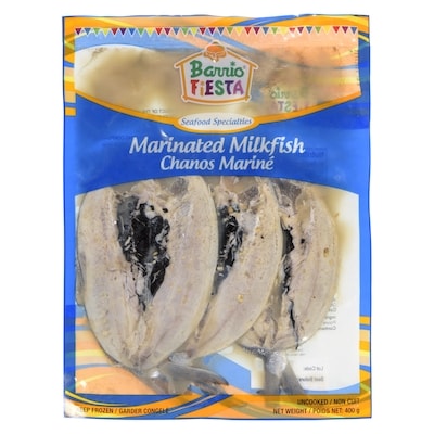 Barrio Fiesta Marinated Milkfish 400 g, $2.25/100g