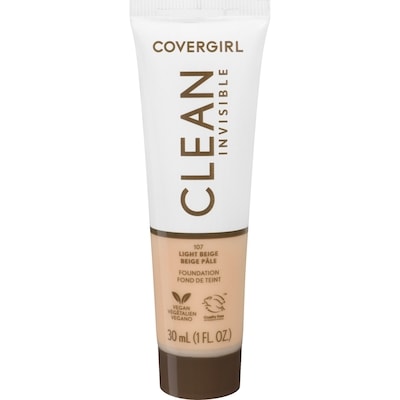 CoverGirl Clean invisible fond de teint 107 beige pâle 30 ml, 39,97 $/100ml