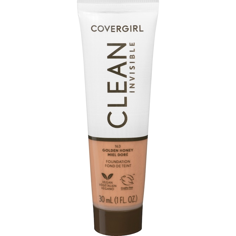 Clean Invisible Foundation 163 Golden Honey