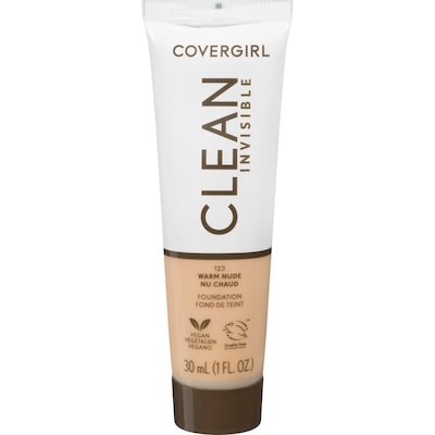 Cover Girl Clean Invisible Foundation 123 Warm Nude 30 ml, $38.30/100ml