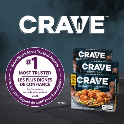 Crave Spicy Szechuan Style Fried Chicken on Rice Frozen Meal 300 g, $1.50/100g