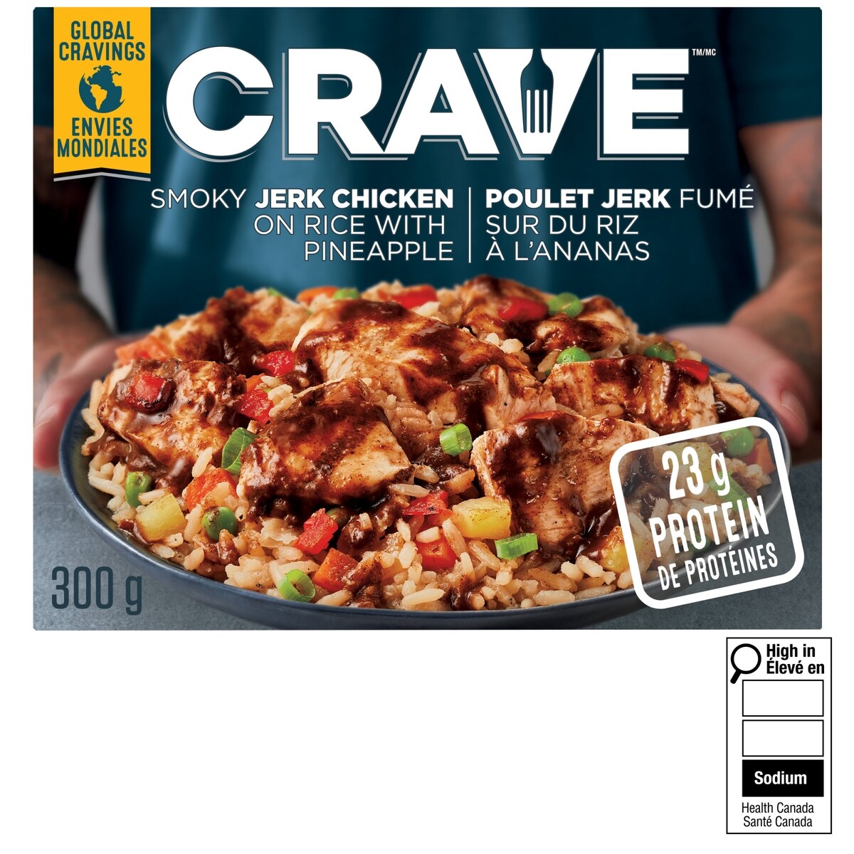 Crave Frozen Fried Rice Jerk Chicken