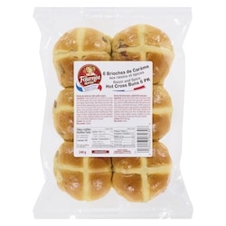 LA FOURNEE DOREE Raisin And Spice Hot Cross Buns 240 g, $1.67/100g