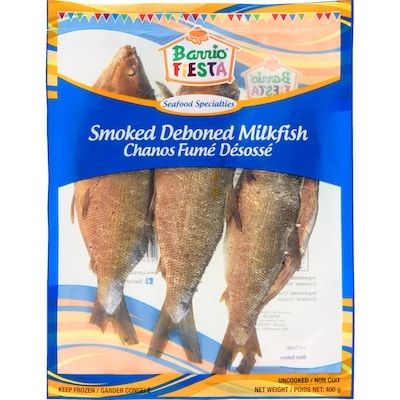 Barrio Fiesta Smoked Deboned Milkfish 400 g, $3.00/100g