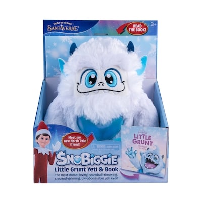 Elf on the Shelf SnoBiggie - Little Grunt Plush Yeti & Book 1 ea, $35.00/1ea