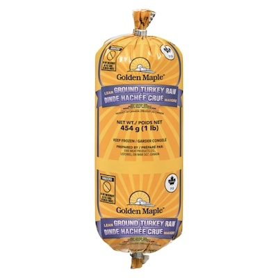 Golden Maple Ground Turkey Raw Extra Lean 454 g, $0.66/100g