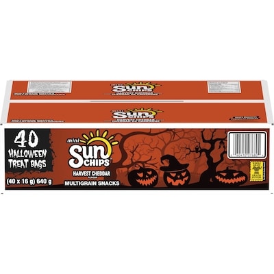 Sunchips Mini Harvest Cheddar Flavour Multigrain Snacks, 640 g. 640 g, $2.03/100g