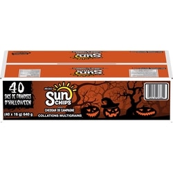 Collations multigrains saveur Cheddar de campagne Halloween. 16g x 40 Sacs