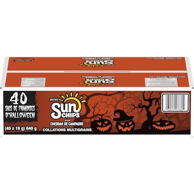 Sun-Chips Mini collations multigrains saveur Cheddar de campagne, 640 g. 640 g, 2,03 $/100g