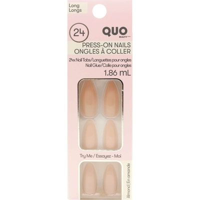 Quo Beauty Faux Nail Kit With Glue Natural 1 ea, $12.00/1ea
