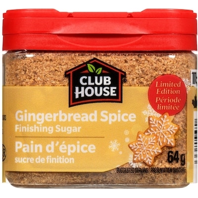 Club House Gingerbread Finshng Sugar 64 g, $7.02/100g