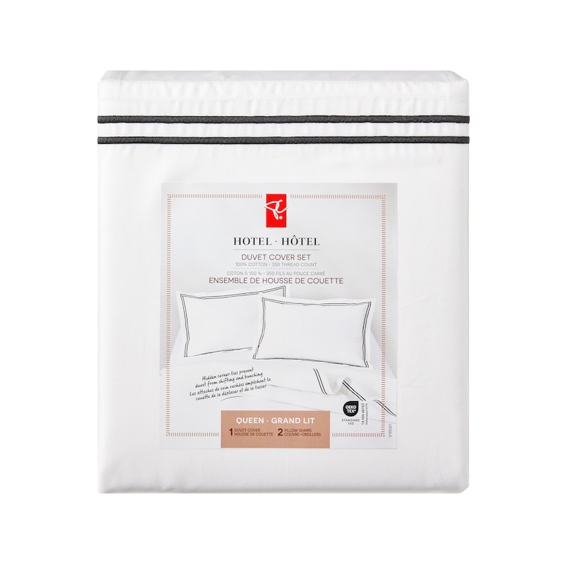 Queen Hotel Duvet Cover 3 Piece Set