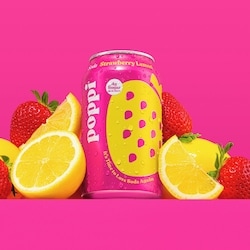 Poppi Strawberry Lemon Cans - 4x355.0 ml | Zehrs