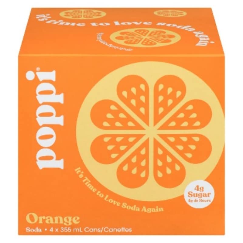 Poppi Orange Soda - 4x355.0 ml | Atlantic Superstore