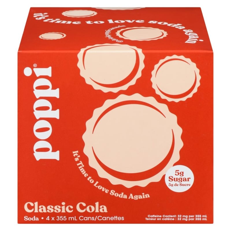 Poppi Classic Cola Soda - 4x355.0 ml | Loblaws