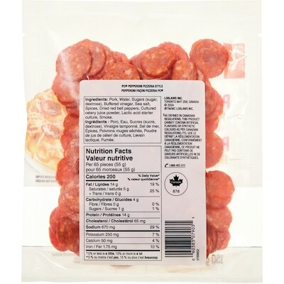 Pepperoni façon pizzeria