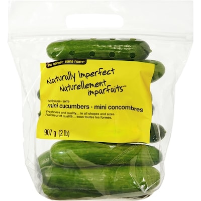 No Name Naturally Imperfect Mini Cucumbers 907 g, $0.77/100g