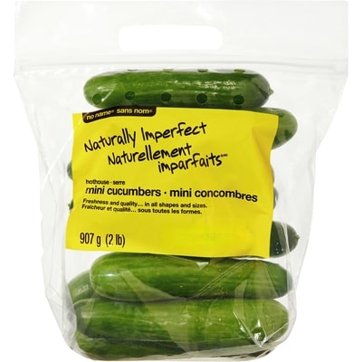 Sans Nom Mini concombres naturellement imparfaits 907 g, 0,66 $/100g