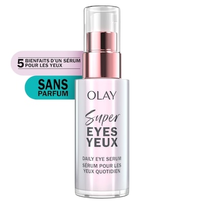 Olay Super sérum quotidien pour les yeux, sérum contour des yeux 5 en 1 avec vitamine c et niacinamide 13.5 ml, 272,52 $/100ml