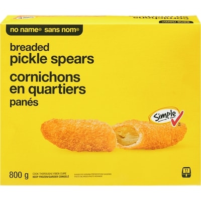 Sans Nom Cornichons en quartiers panes 800 g, 1,50 $/100g