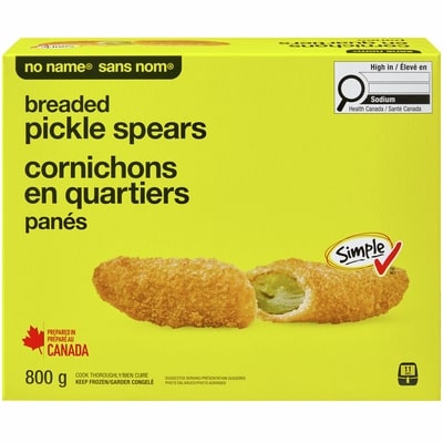 Sans Nom Cornichons en quartiers panes 800 g, 1,50 $/100g