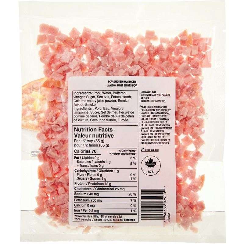 Smoked Ham, Diced