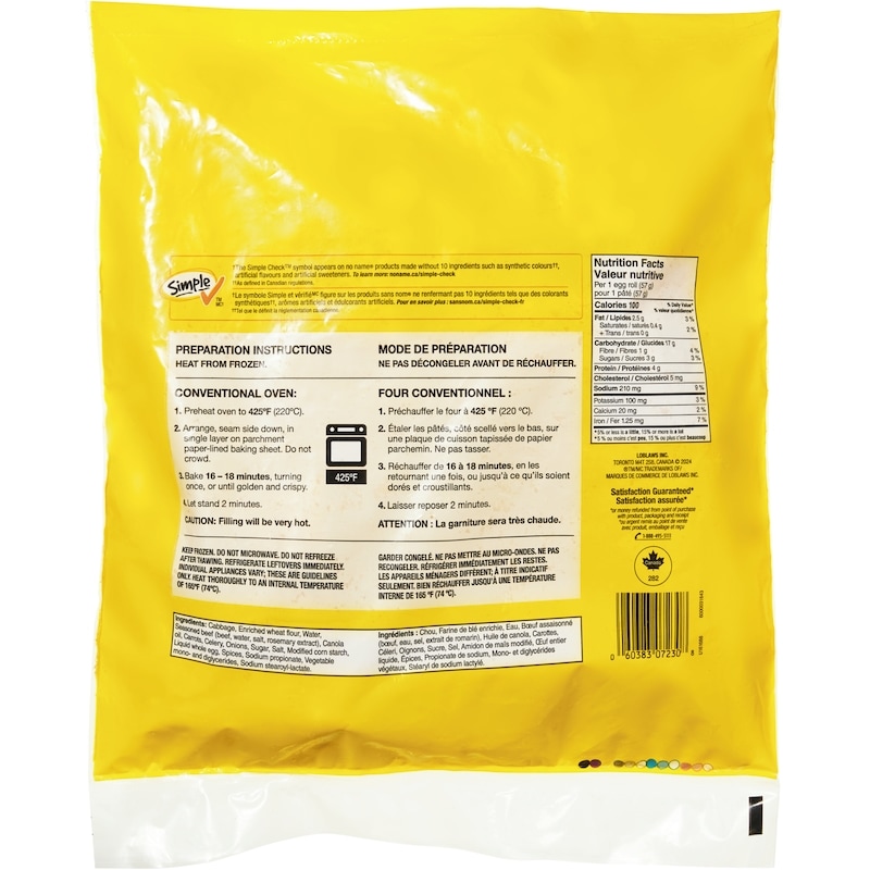 Vegetable and Beef Cantonese-Style Egg Rolls