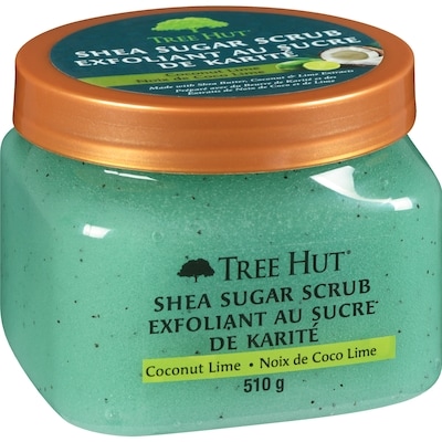 Exfoliant au sucre de karité noix de coco lime