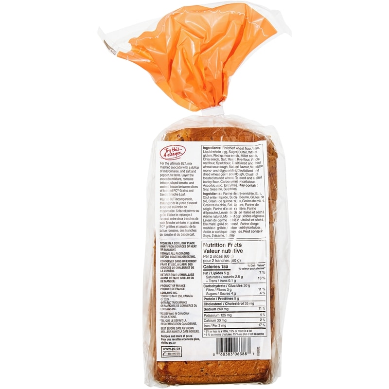 All-Butter Grains and Seeds Brioche Loaf