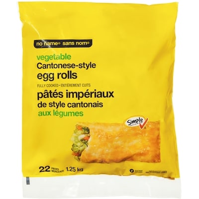 No Name Vegetable Cantonese-Style Egg Rolls 1.25 kg, $0.96/100g
