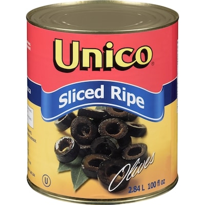 Unico Olives Sliced Ripe 2.84 l, $0.53/100ml