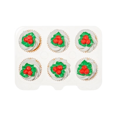 null Seasonal Cupcakes White, 6 Pack 265 g, $2.45/100g