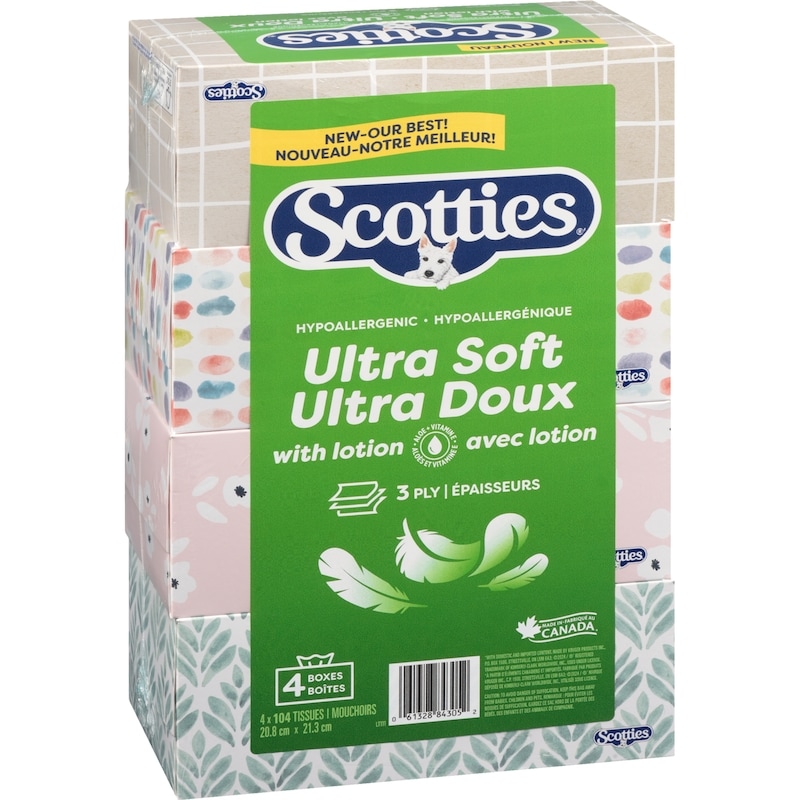 Ultra Soft Tissues 3 Ply With Lotion